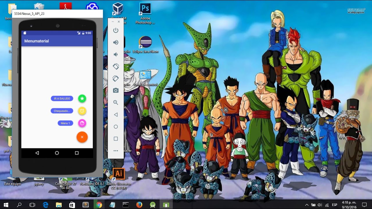 Material Design con Android Studio- Floating Actions Menu (parte 4)