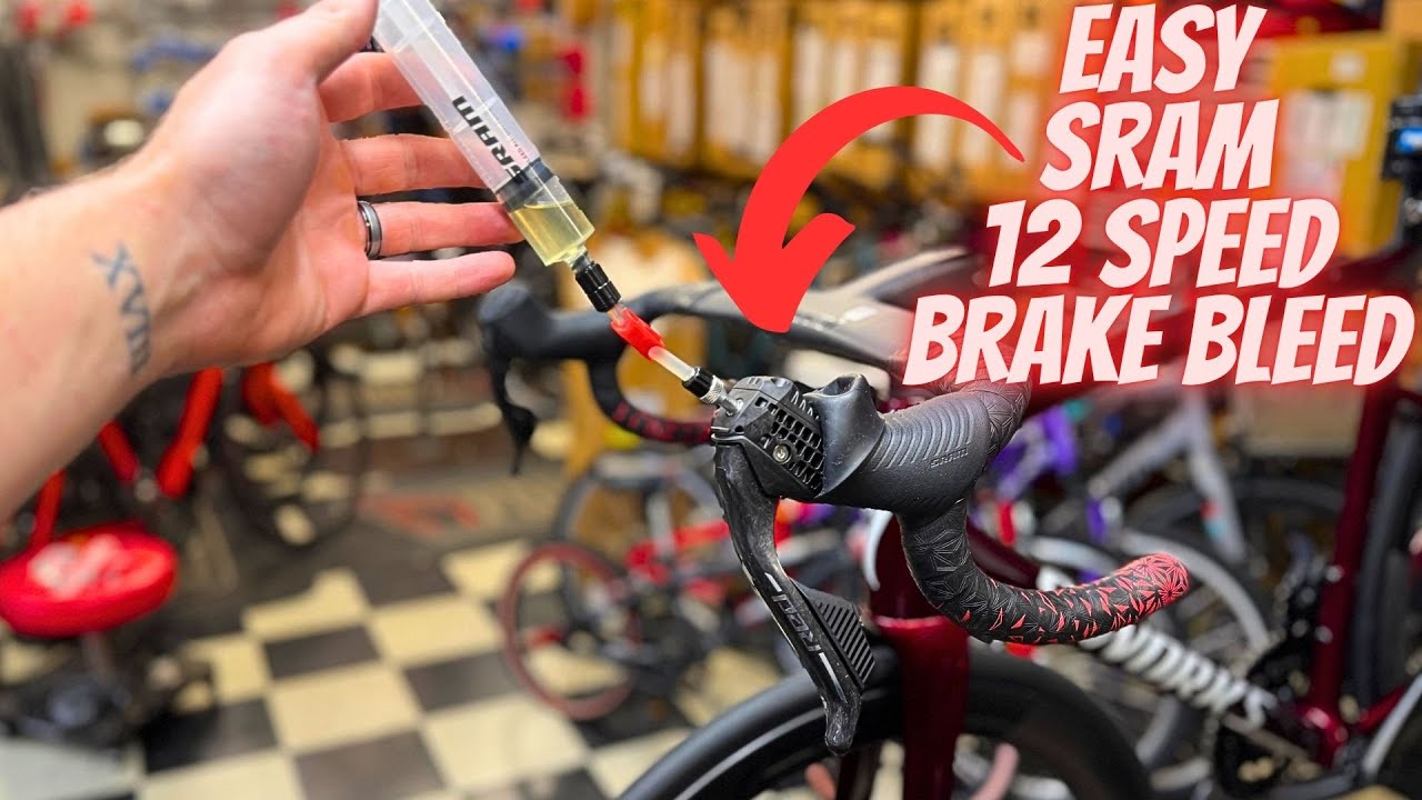*ЛЕГКО* КАК ПРОКАЧАТЬ ГИДРАВЛИЧЕСКИЕ ТОРМОЗА SRAM ROAD (RED E1, FORCE, RIVAL, AXS)