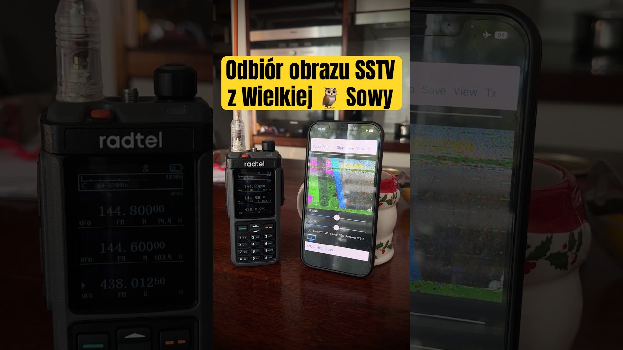 Odbiór radiowy obrazu SSTV z Wielkiej Sowy