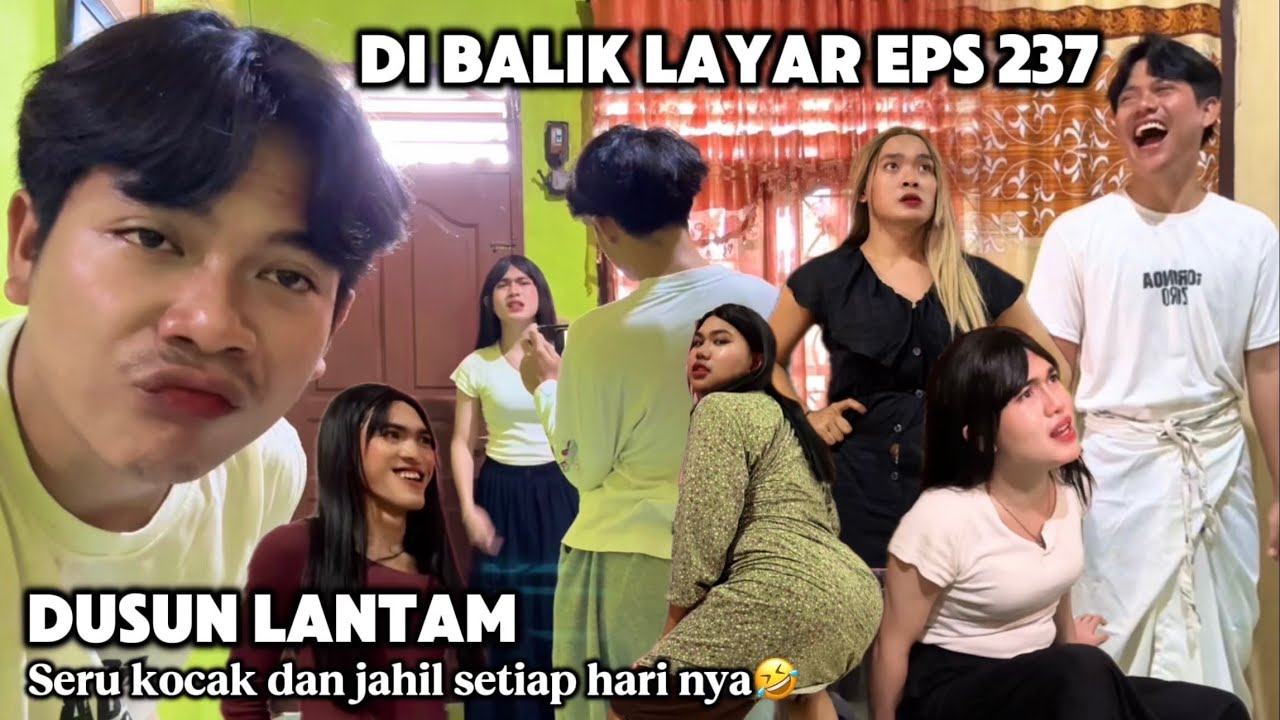 Roy dan lilis kocak banget klw di balik layar (BTS DUSUN LANTAM)