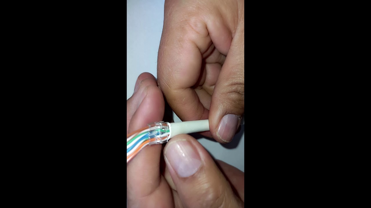 PONCHADO DE CONECTOR RJ45 CAT6 - PANDUIT