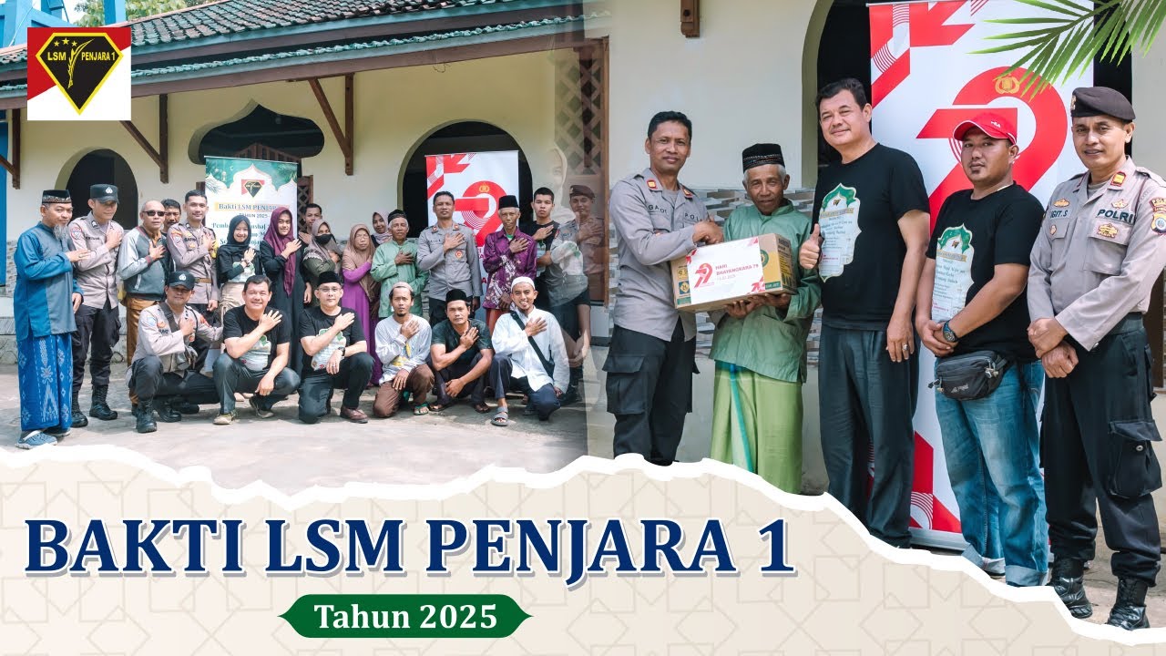 📍🕌 Masjid Al Barokah – Titik ke-20 dari 27 | 🤝 LSM PENJARA 1 & POLRI di Hari Bhayangkara ke-79