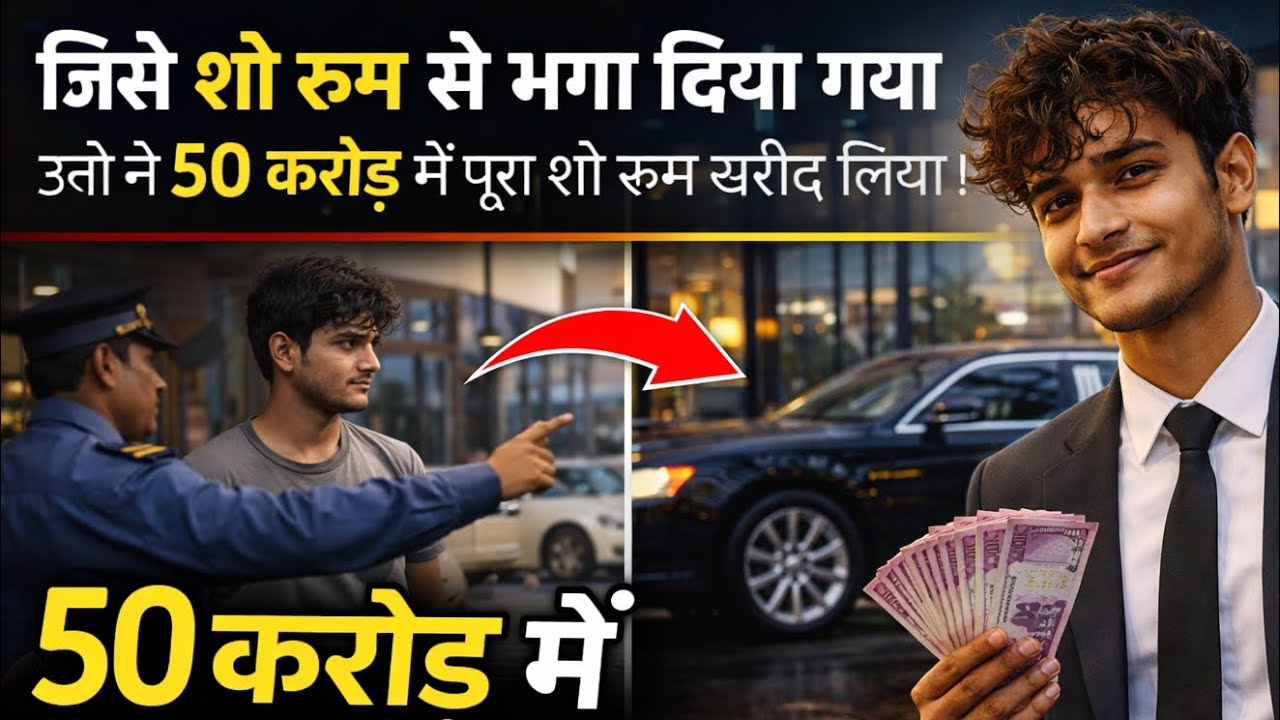 जिसे शो रूम से भगा दिया गया… उसी ने 50 करोड़ में पूरा शो रूम खरीद लिया!