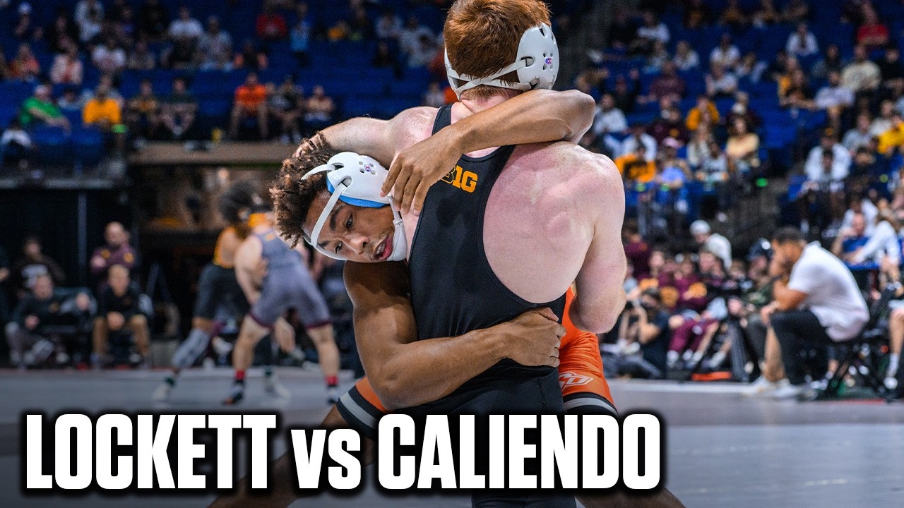 Michael Caliendo, Iowa vs Ladarion Lockett, Oklahoma State | 2025 National Duals Invitational