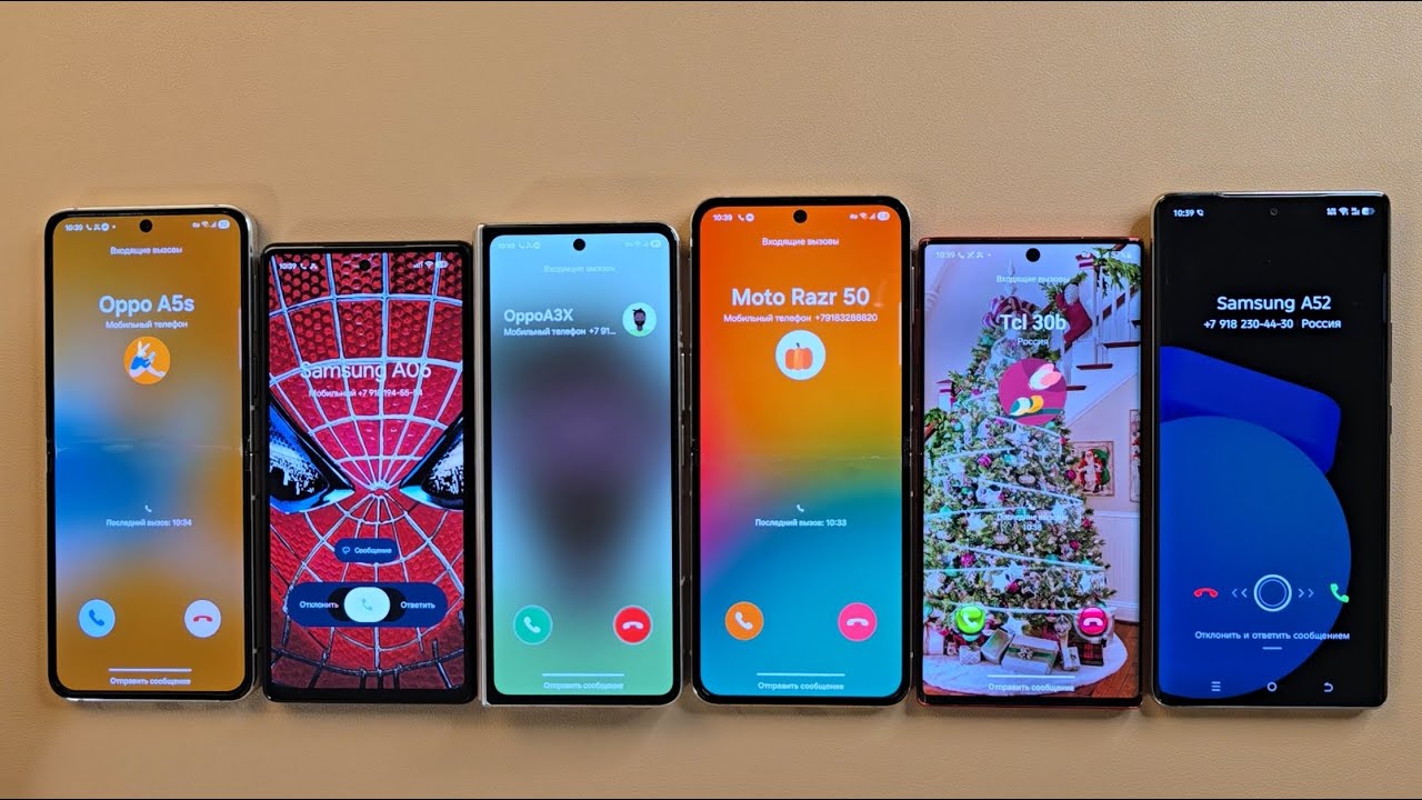 Guess Who Incoming calls Pixel 6A Samsung Flip4 Samsung Flip5 Samsung Note10 tecno 30S Fold4