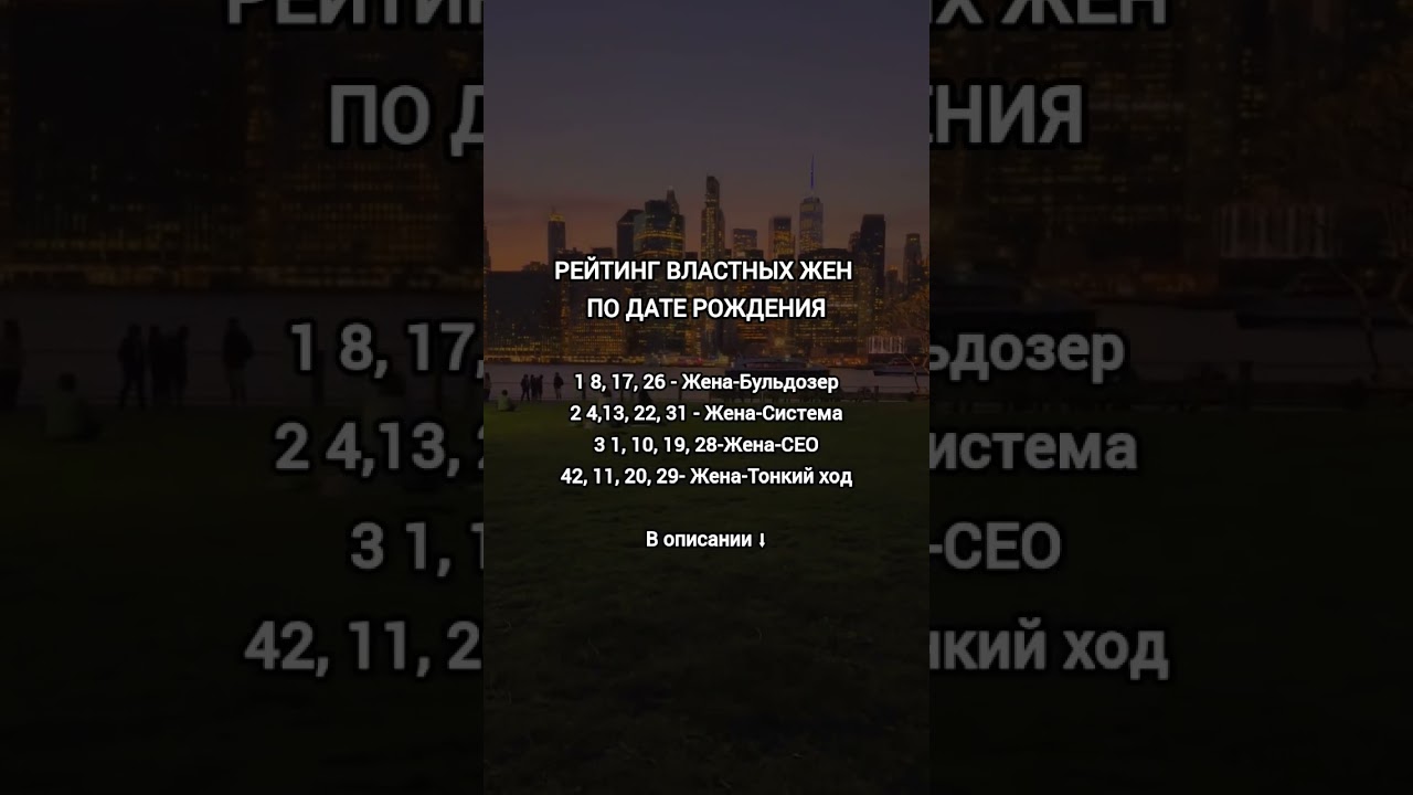 РЕЙТИНГ ВЛАСТНЫХ ЖЕН