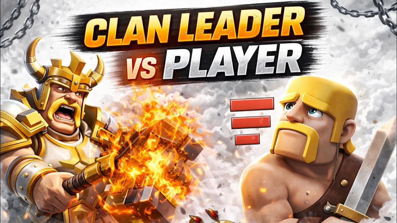 “What is the difference between a clan leader and a player?” ( HINDI ) #clashofclans 