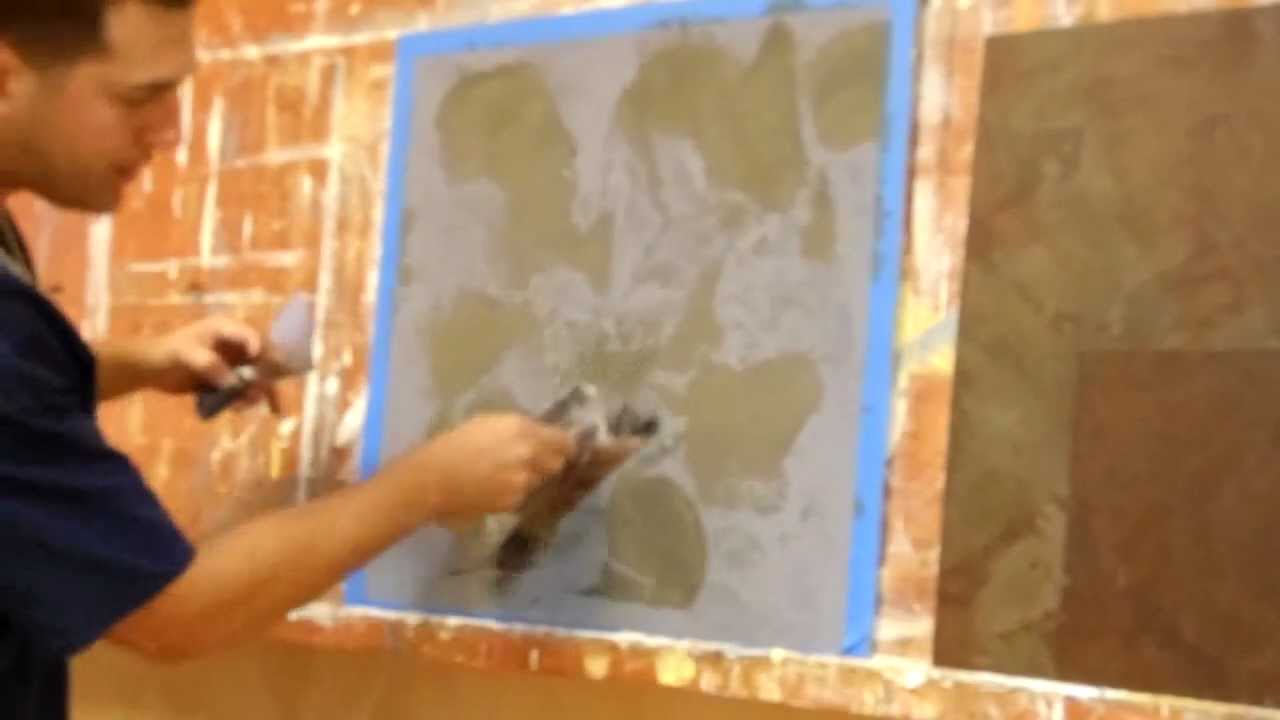 Firenzecolor Venetian Plaster RustOn 2 Tone Verde & Rosso