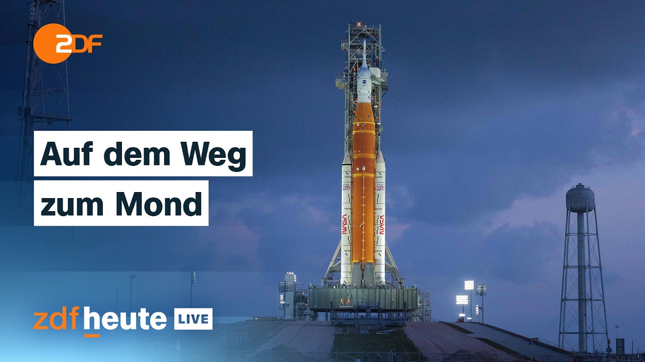 Historische Artemis 2 Mission: Nasa schickt wieder Astronauten zum Mond | ZDFheute live
