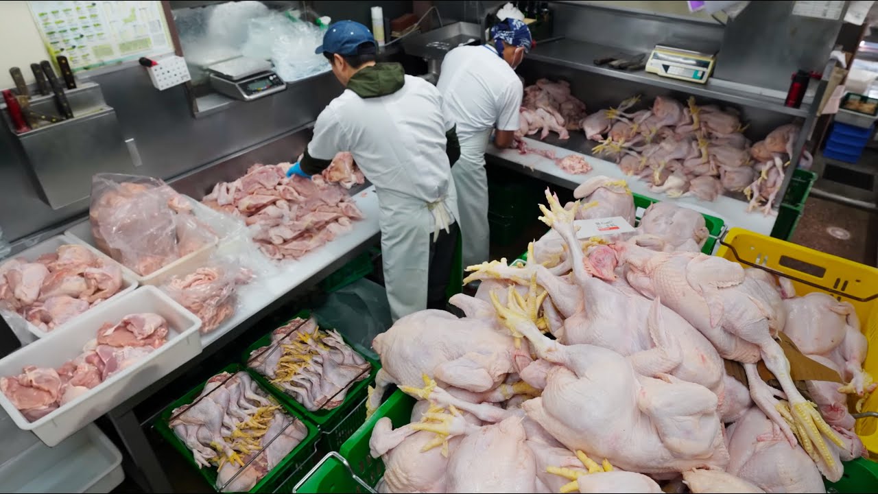 День из жизни владельца японского куриного магазина - Жареный цыпленок - Японская уличная еда