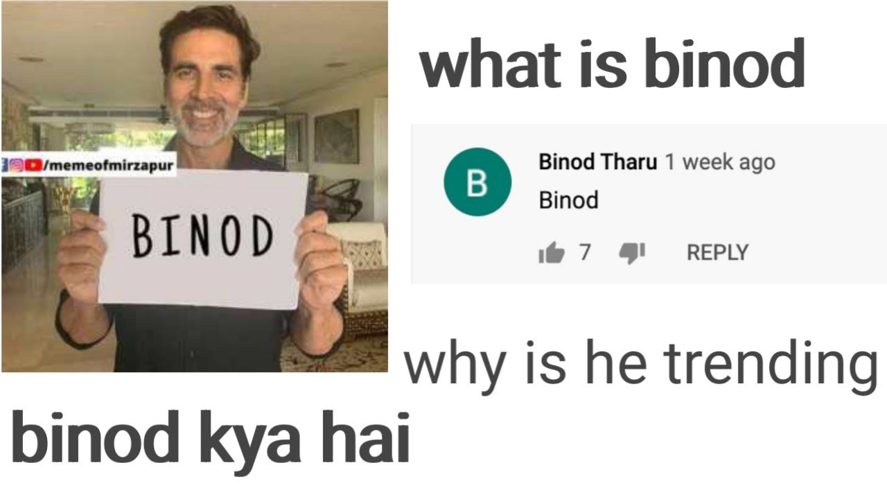 Binod the viral trend|| All you need to know about binod ||what is biond