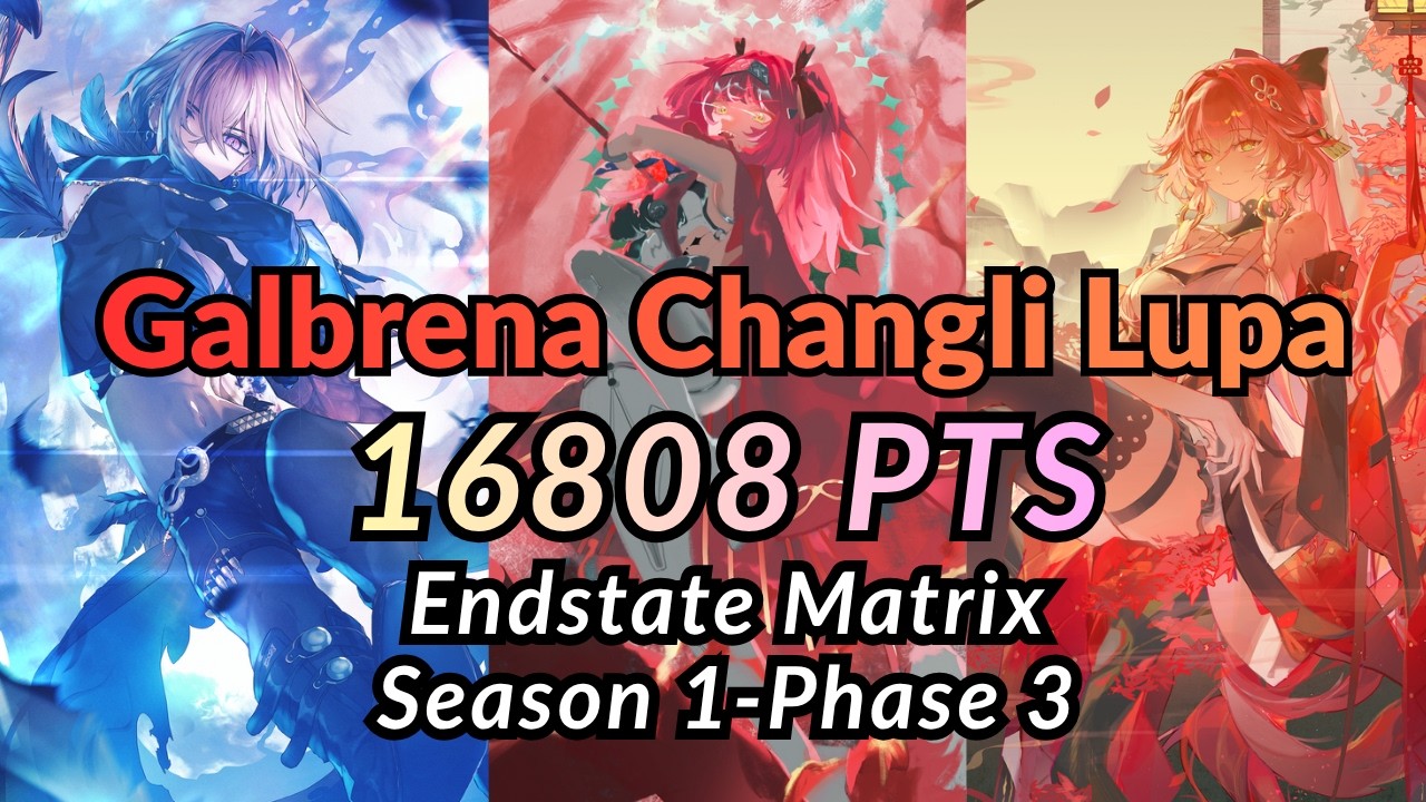 S0R1 Galbrena Changli Lupa 16808 PTS | Endstate Matrix Season 1 - Phase 3 Wuthering Waves 3.4