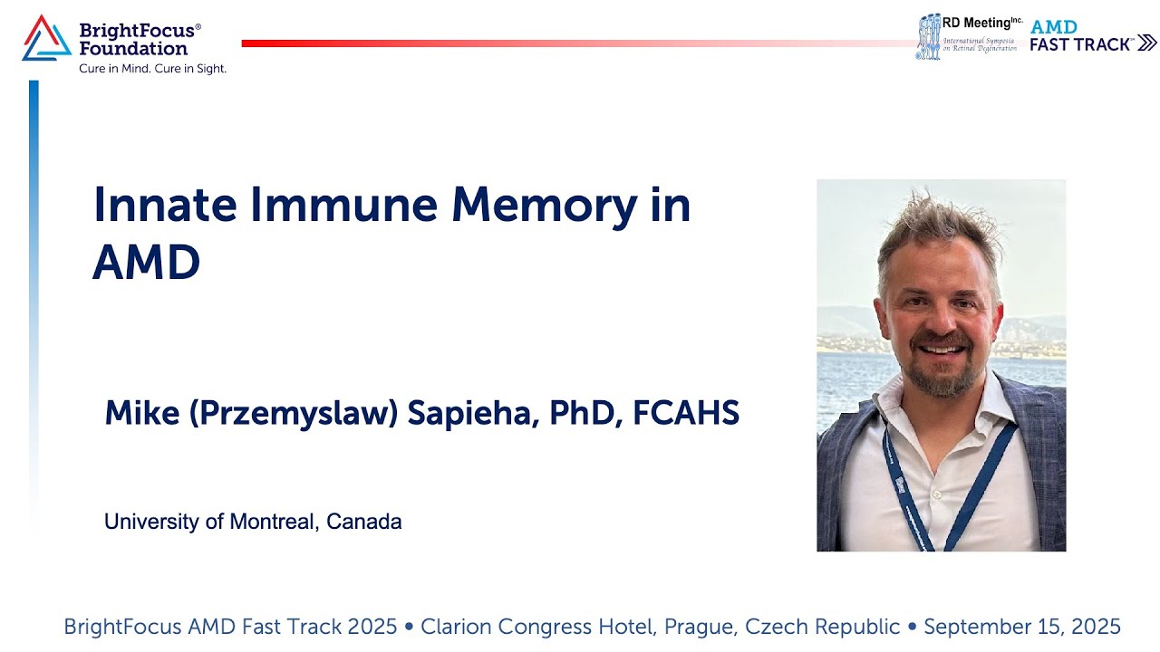 Session 7: Innate Immune Memory in AMD
