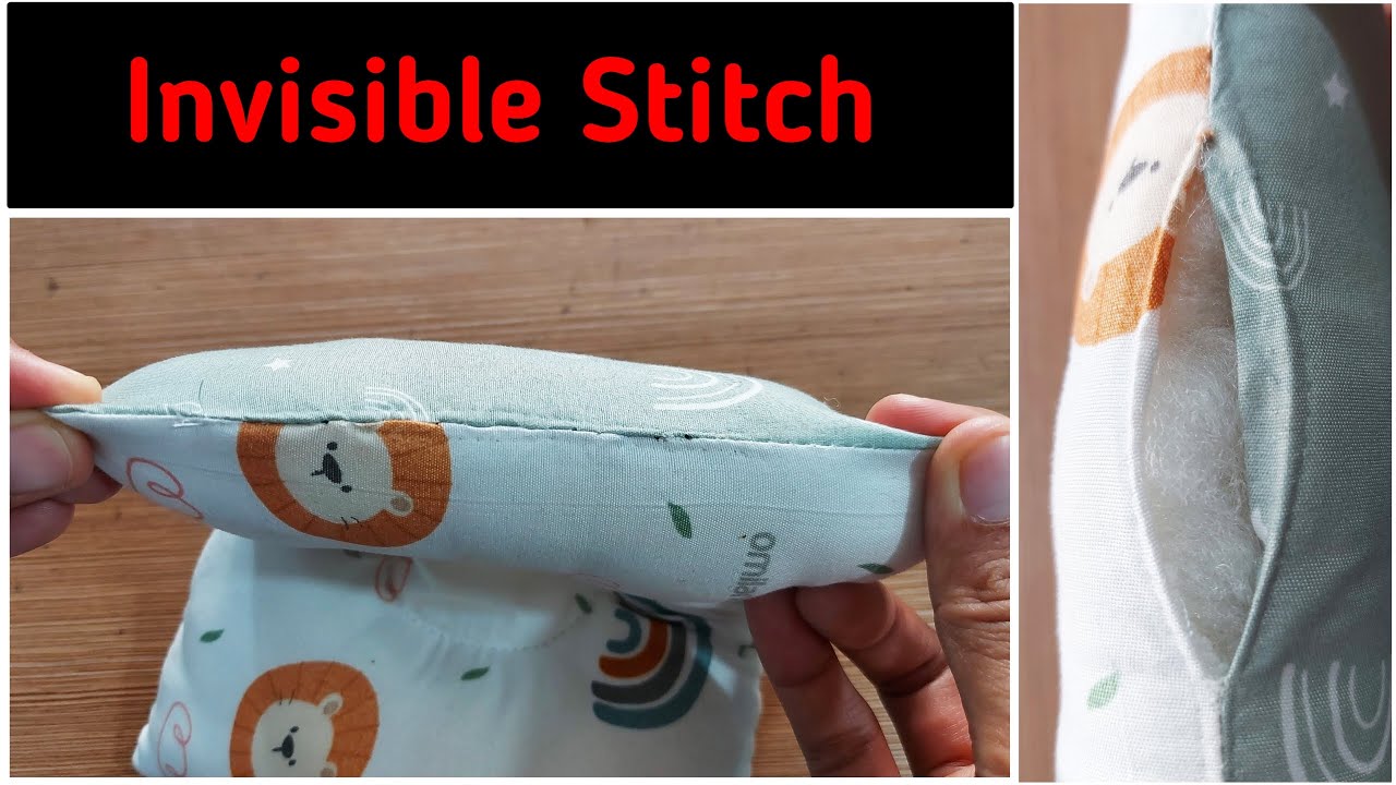 How to Sew: The Invisible Seam Stitch | Hand Sewing Tutorial for Beginners | Ladder/Slip Stitch