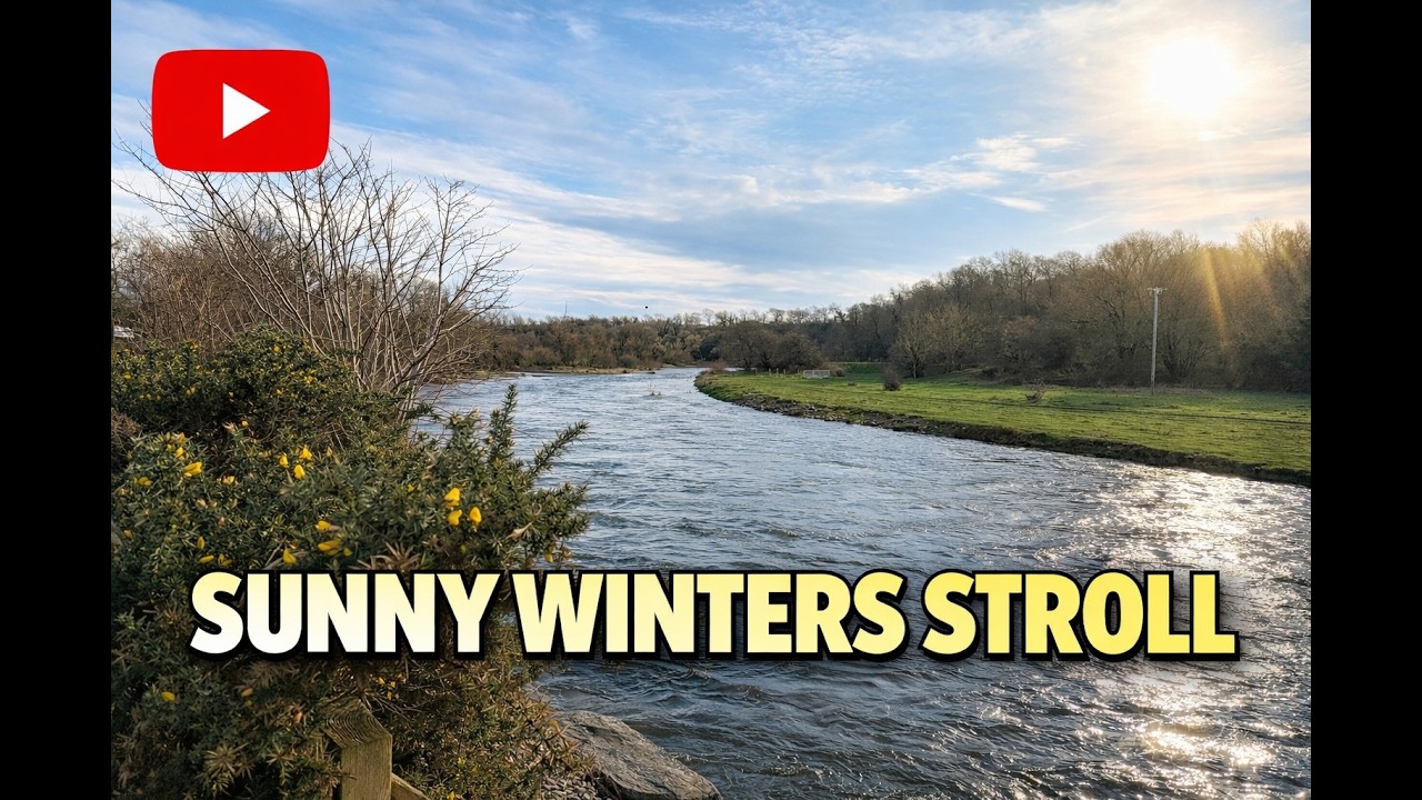 Sunny Winters Stroll Down to the River ☀️🚶