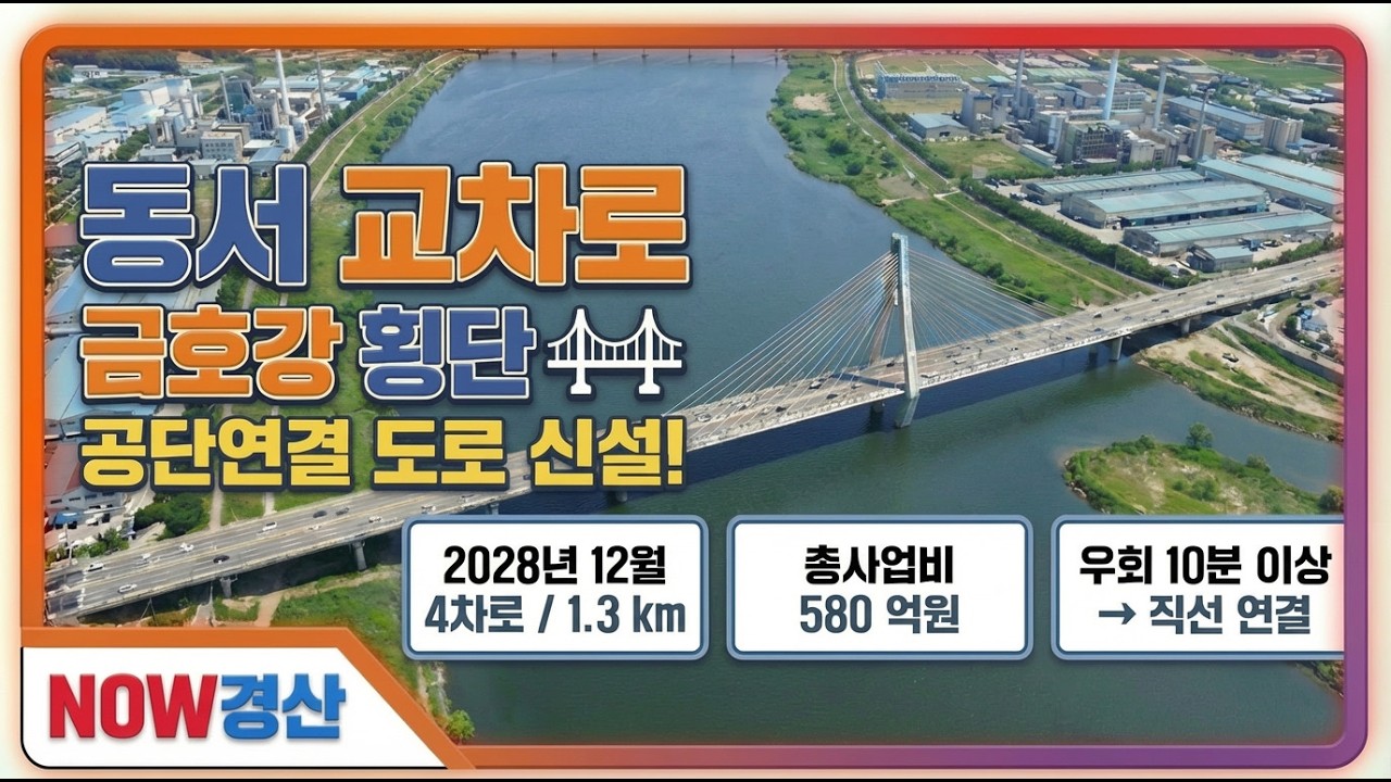 경산 상림 재활산업특화단지 진입도로 개설