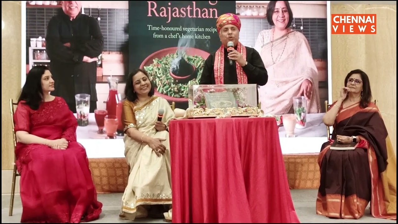 Rajasthan Day hosted by Duchess Club  launch of the book Relishing Rajasthan by Chef Sameer Gupta