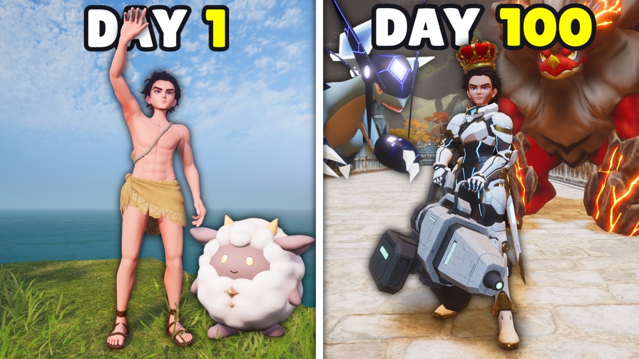 I Played 100 Days of Palworld