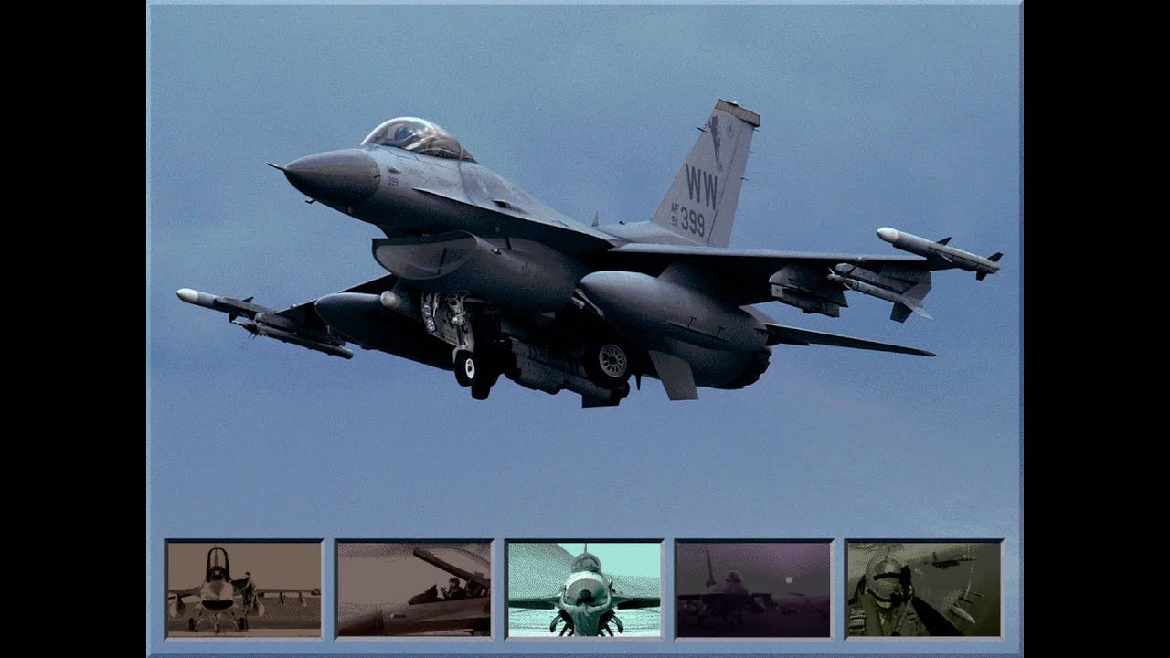 Falcon 4 Allied Force running on Win 10 64-bit @60FPS