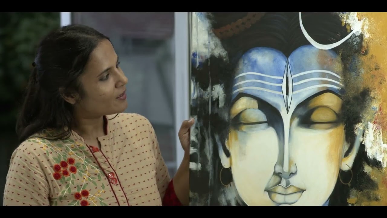 SHIVA CANVAS PAINTING 