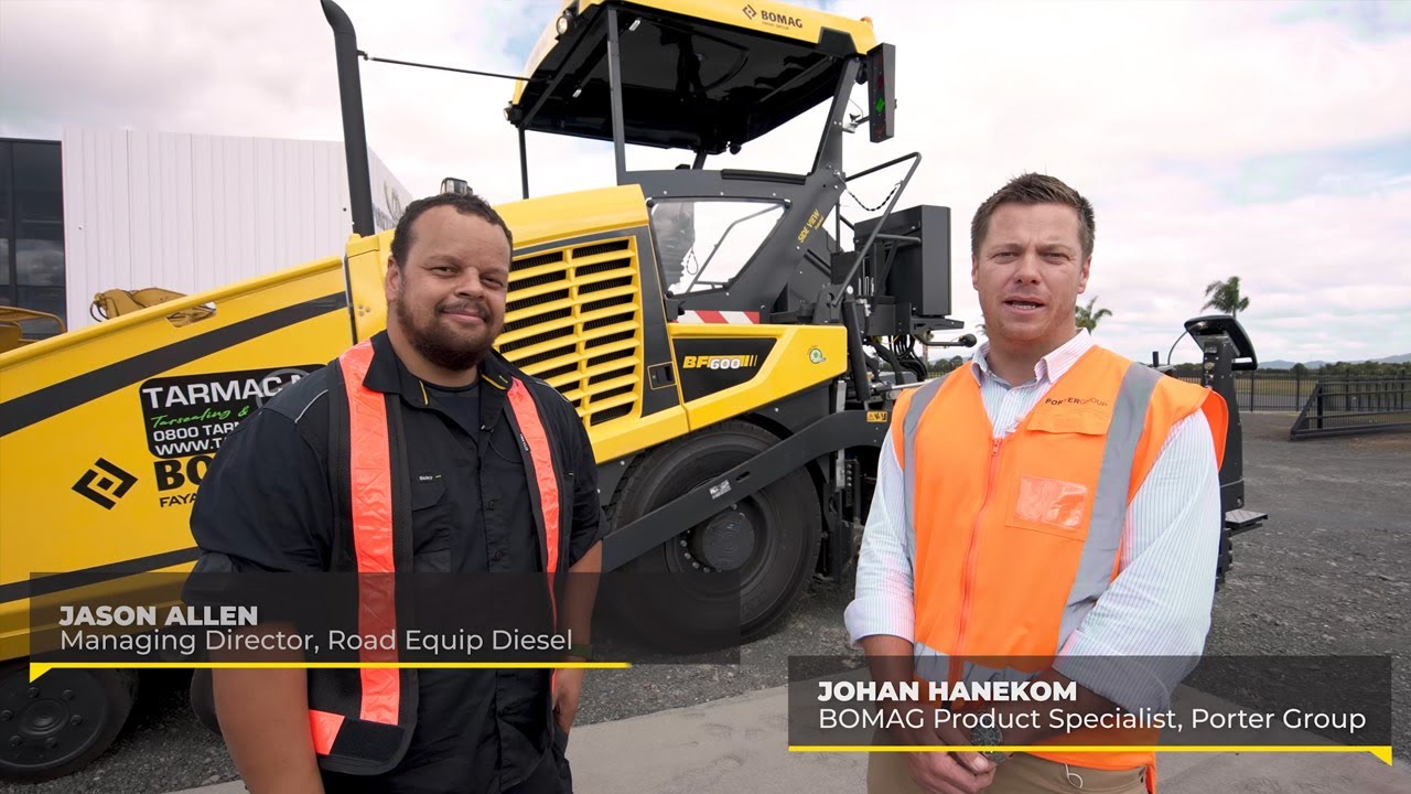 BOMAG BF600P Paver Walkaround I Porter Group x REDS