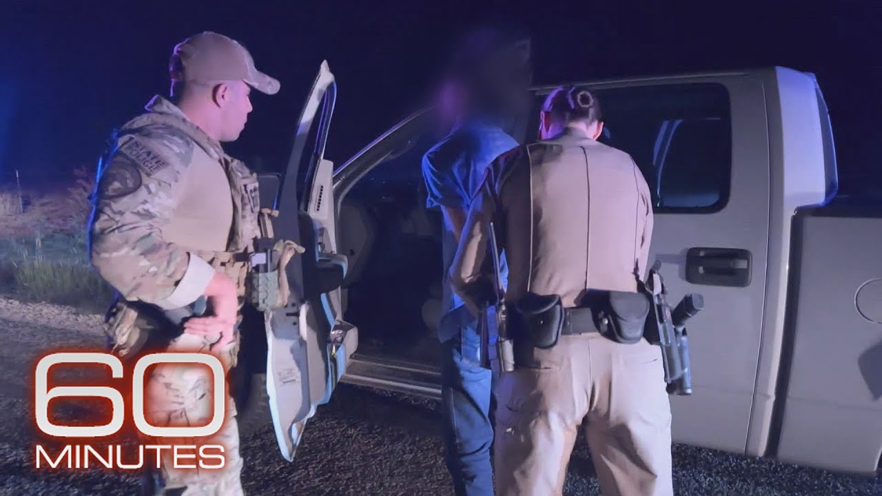 Patrolling the border with a Texas state trooper