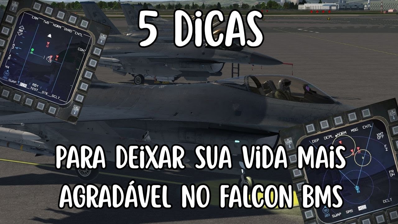 Falcon BMS - 5 Dicas para tornar sua vida no Falcon BMS mais AGRADAVEL