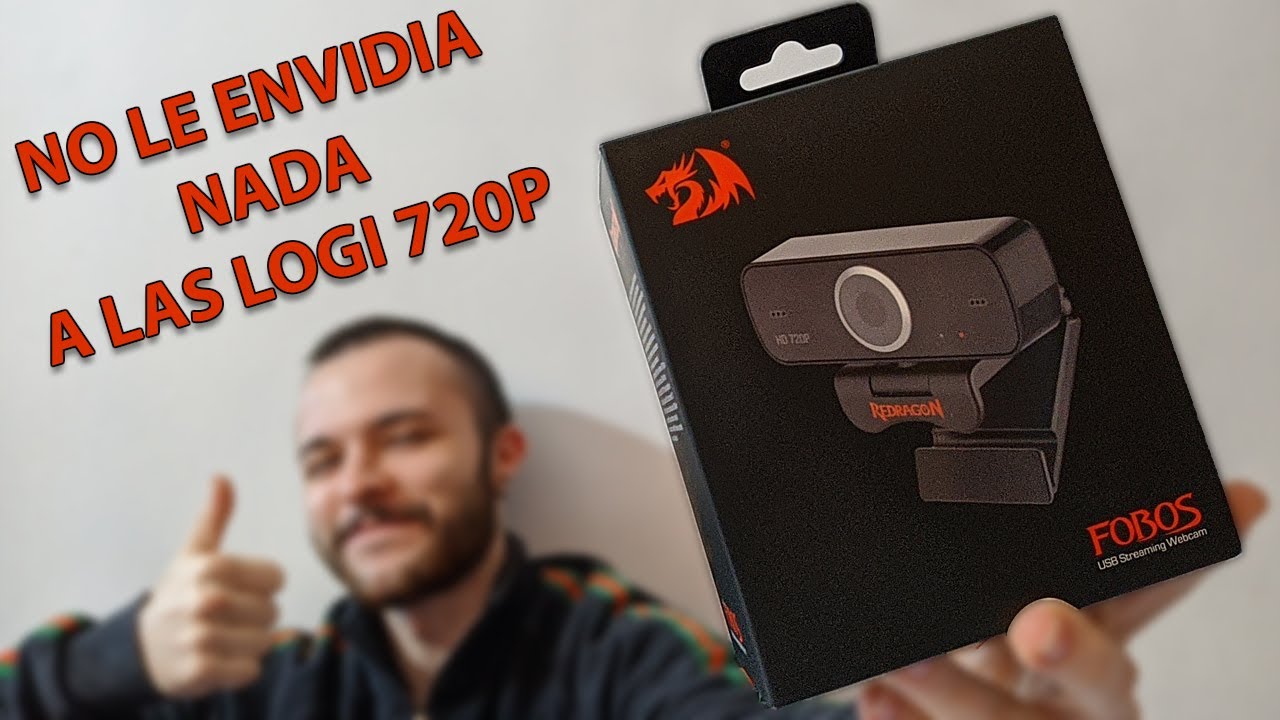 La mejor webcam Precio-Calidad | Unboxing y Review de Webcam Redragon FOBOS GW600 720p