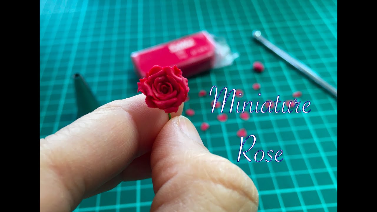 Miniature Rose - Polymer Clay Tutorial