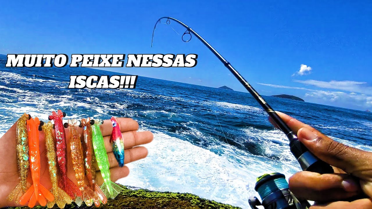 USE ESSAS ISCAS E PEGUE MUITOS PEIXES!!! PESCARIA ULTRA LIGHT COM ISCA ARTIFICIAL NAS PEDRAS!!!