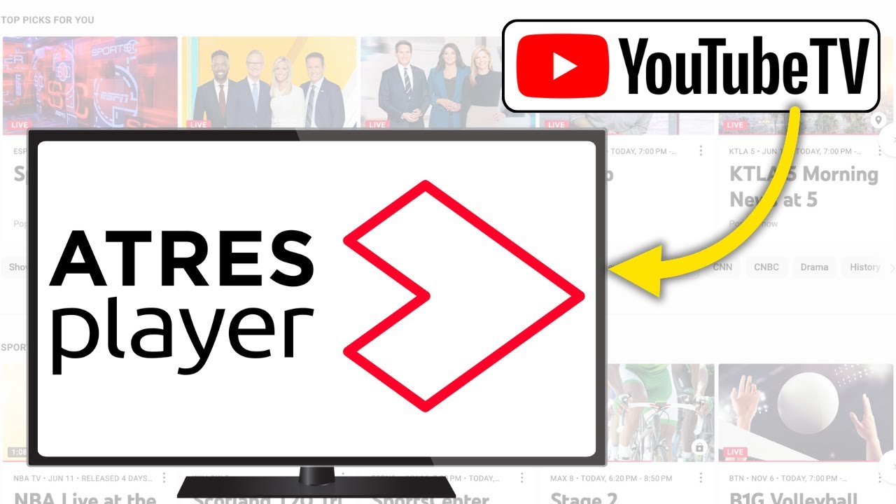 Как добавить и смотреть Atresplayer на YouTube TV | Смотрите испанские сериалы без кабельного тел...