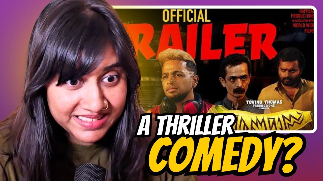 Maranamass - Official Trailer Reaction | Basil Joseph | Ashmita Reacts