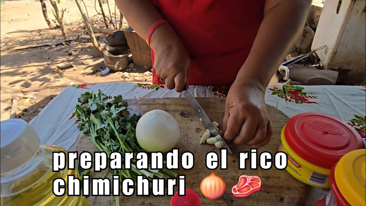 Como prepara un rico chimichuri al estilo de guatemala 😋🇬🇹
