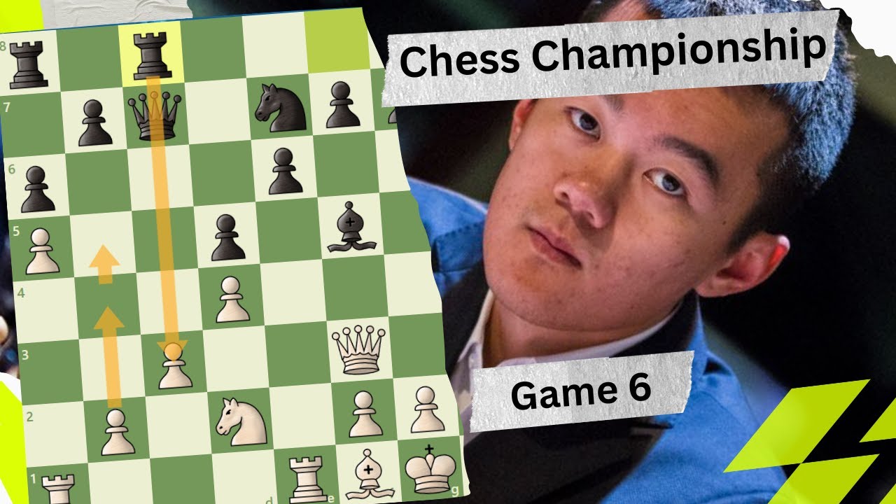 FIDE Chess Championship Rd 6 | The Return of the Ding Dynasty