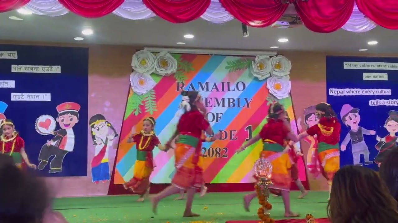 Ramailo Aasembly ##kathmandupragyakunjaschool##kpks#grade1 students##xodi gye pap lagla ❤️❤️🇳🇵