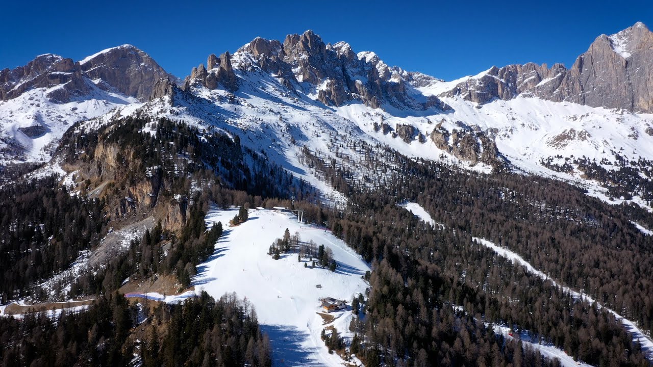 Una giornata sulla neve del Catinaccio