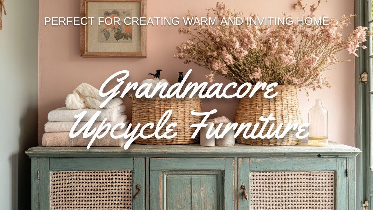 🌸🪑 Vintage Home Decor : Upcycle Shabby Chic Furniture for Grandmacore Home