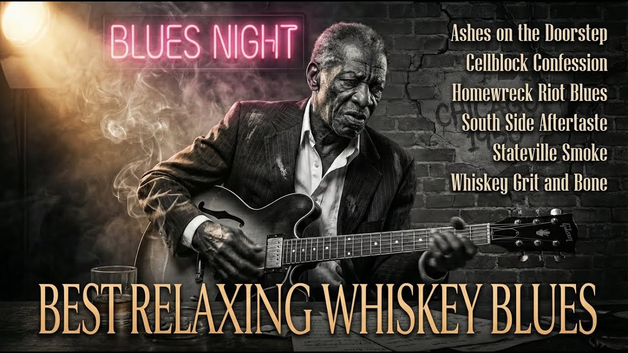 BEST RELAXING WHISKEY BLUES BB KING INSPIRED STYLE MUSIC