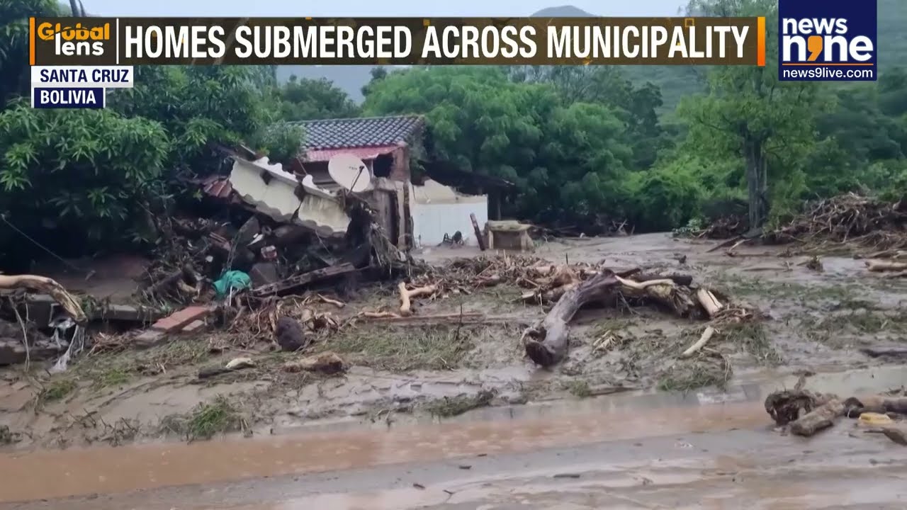 Severe Flooding Hits Santa Cruz, Bolivia | Communities Cut Off, Rescue Operations Underway | News9