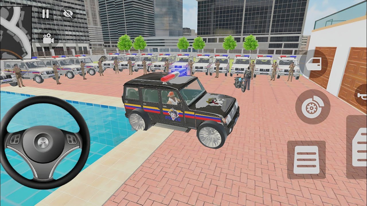 🎮Car bike game*🖤Franklin ordered an Indian police car and Auto or royal Enfield in thegameninja bike
