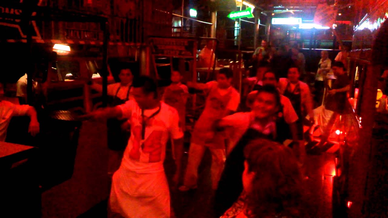 Squid Roe - Cabo San Lucas.. employees dancing