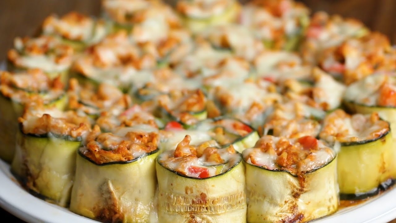 Zucchini Enchilada Roll-Ups