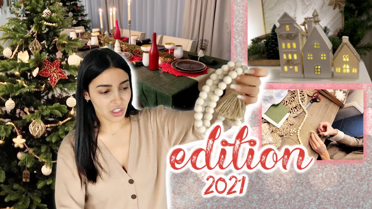 NOËL 2021 : Déco Tour + DIY guirlandes perles !