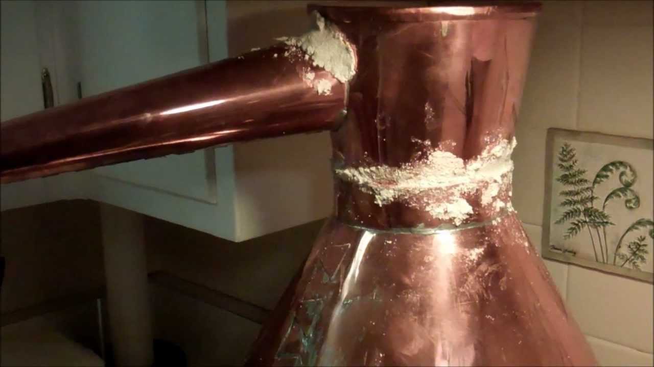 Traditional Moonshine Still in Action