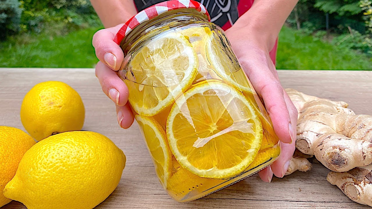 🍋🍯 Cytryna i imbir w słoiku na odporność/od przeziębienia/od wirusów/dla zdrowia!