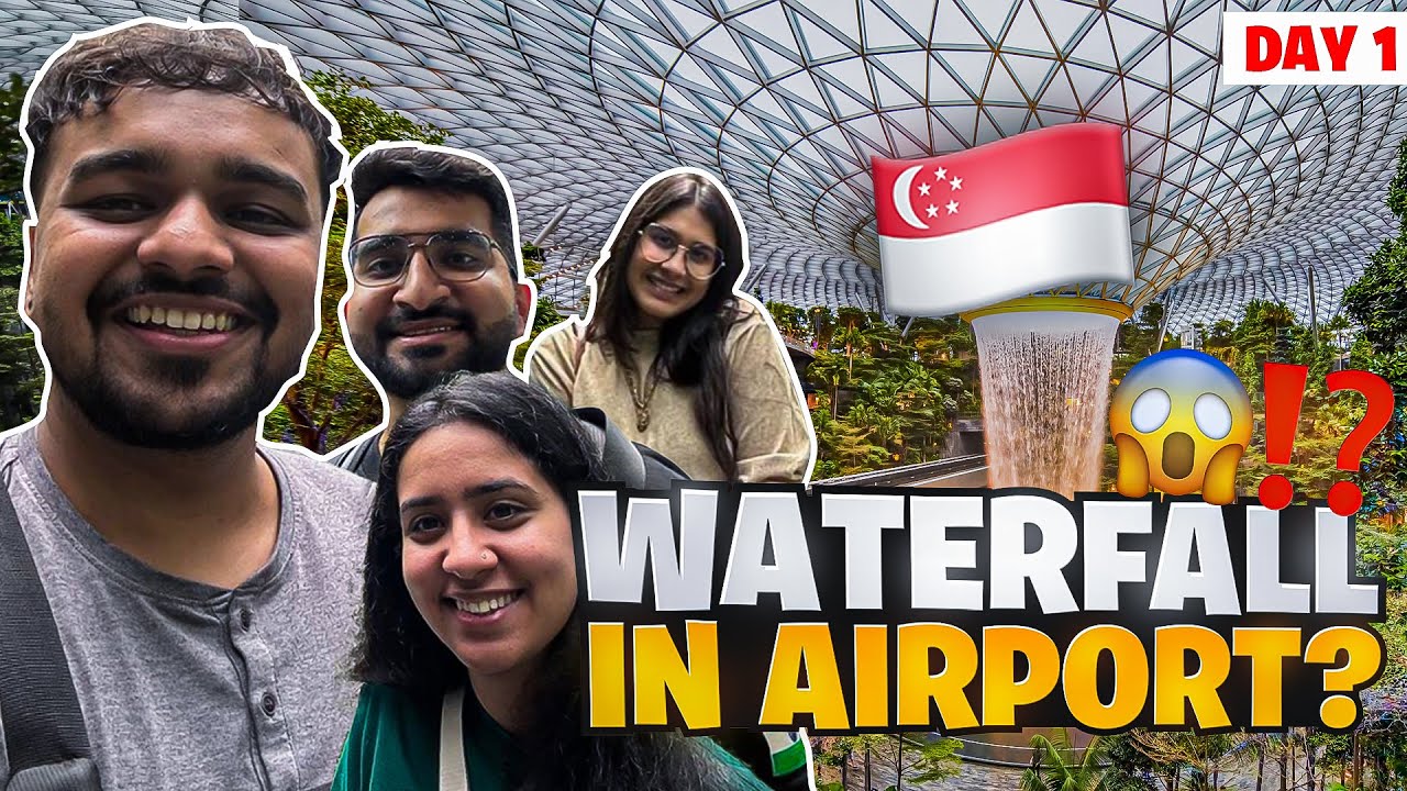 Singapore ka sabse sundar airport | Changi Airport 🇸🇬