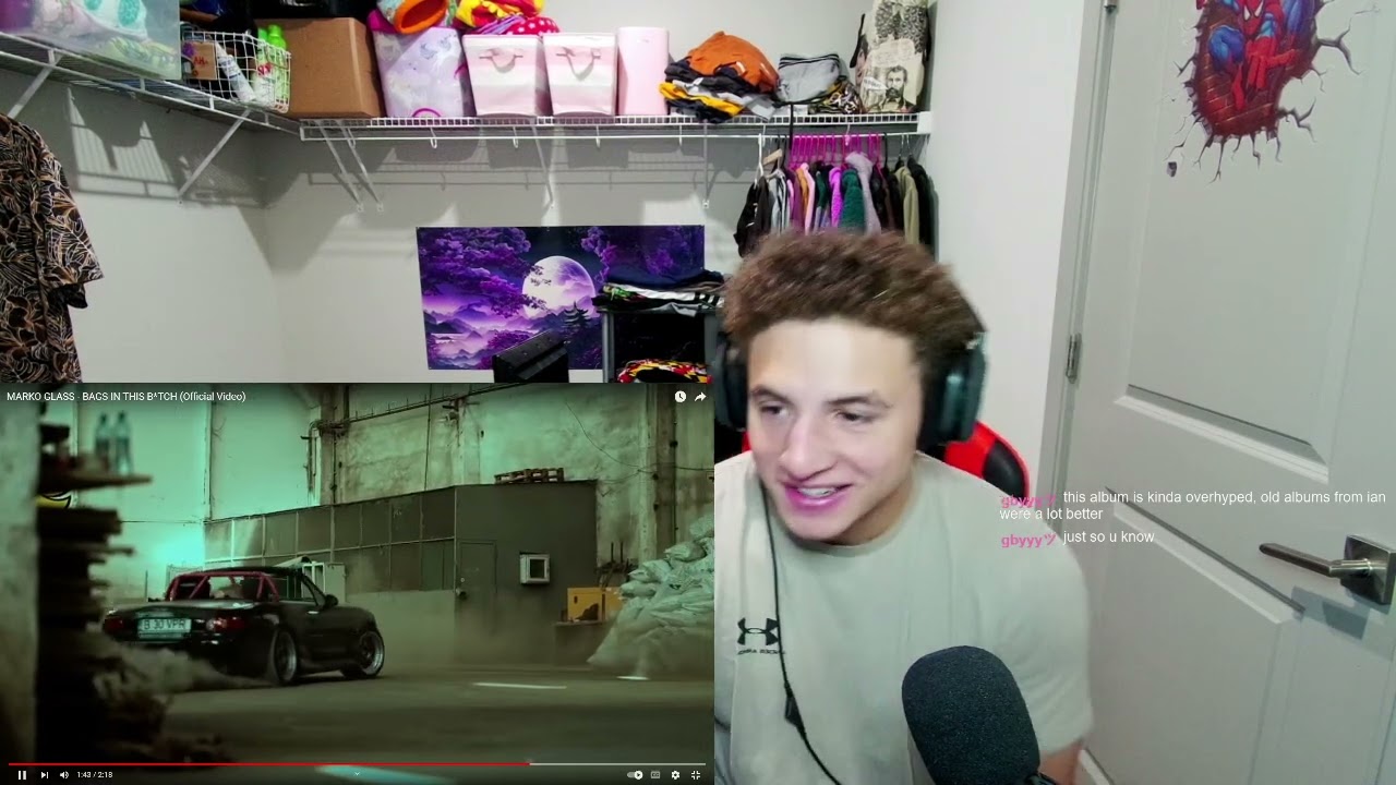 American Reacts MARKO GLASS - BAGS IN THIS B*TCH | GioIsOYS