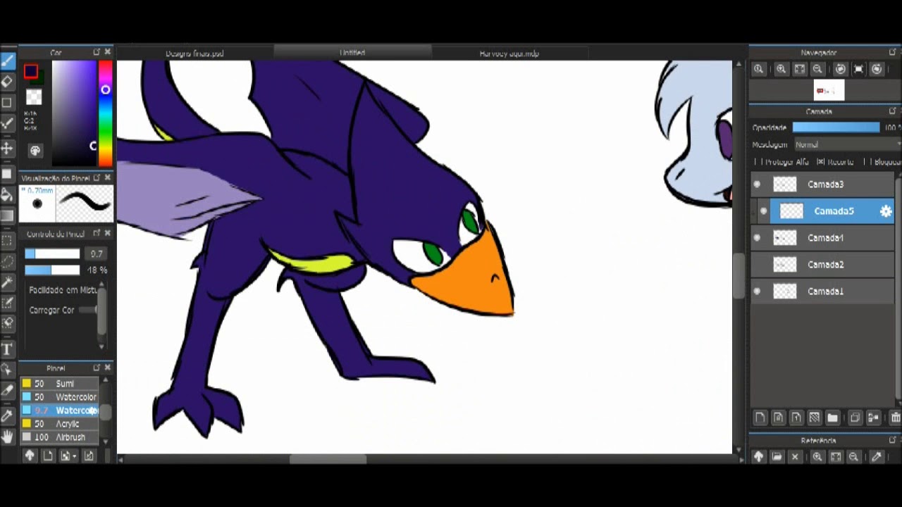 Winged friends - Speedpaint