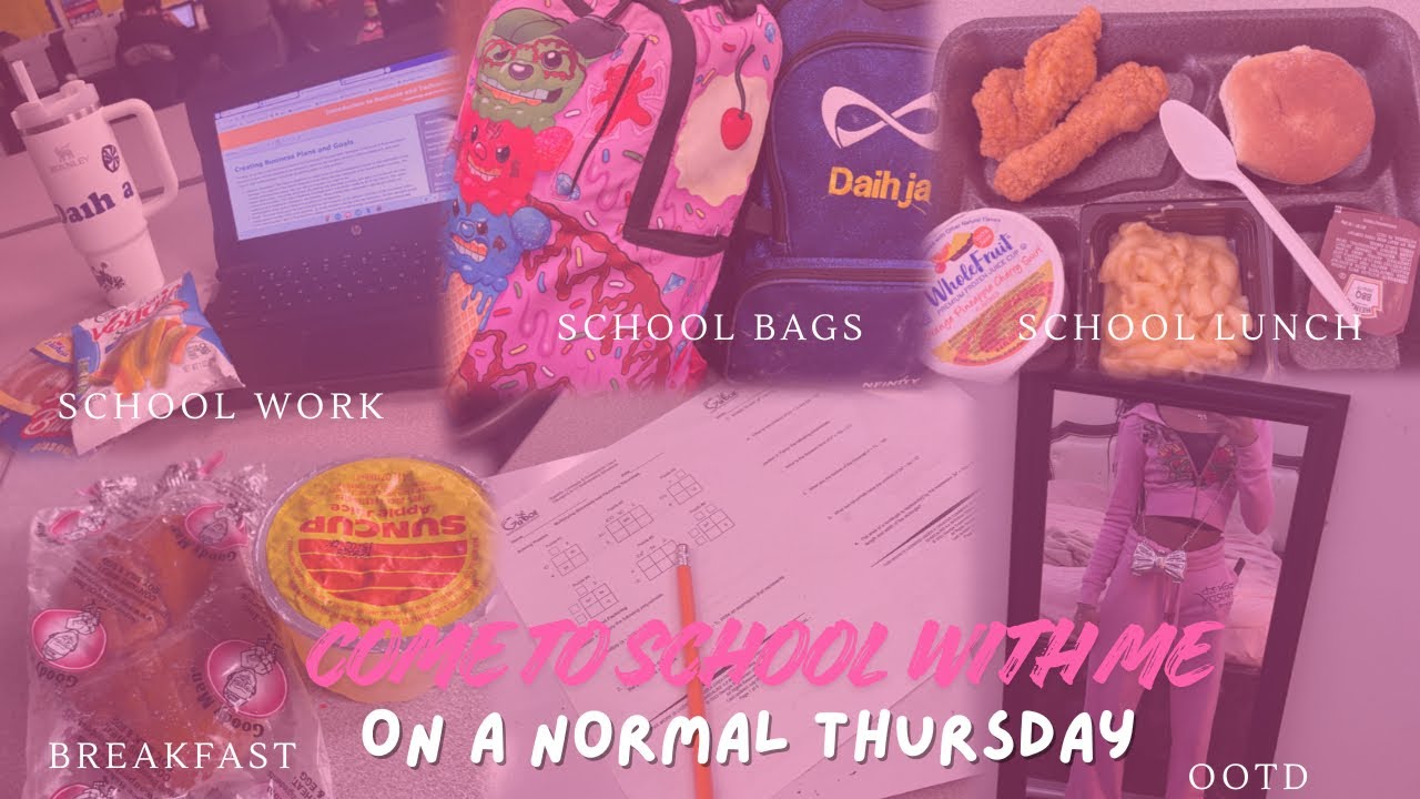 Come to school with me on a normal day .!! ✂️📚✏️