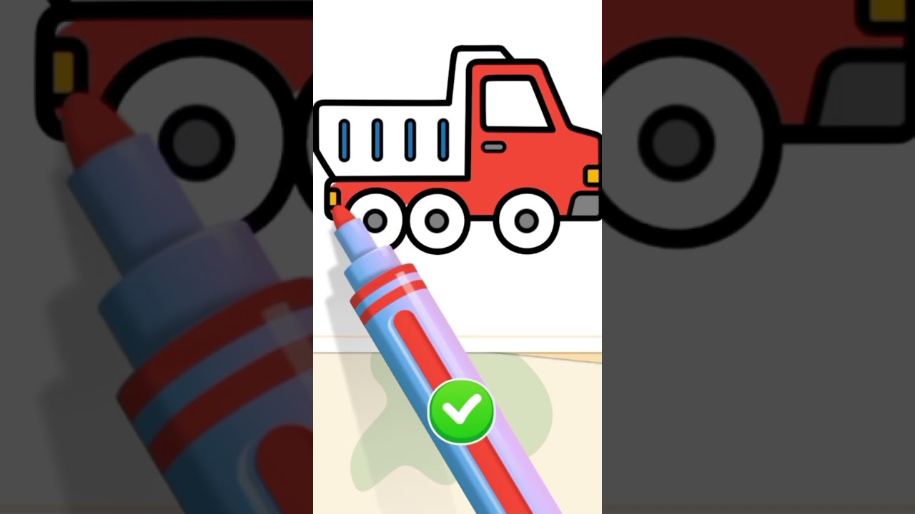 truck car coloring 
